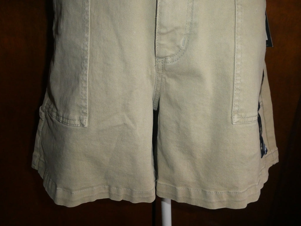 U.S. Polo Assn Women Bermuda Shorts Size 16 High Rise Khaki Style 216652YA