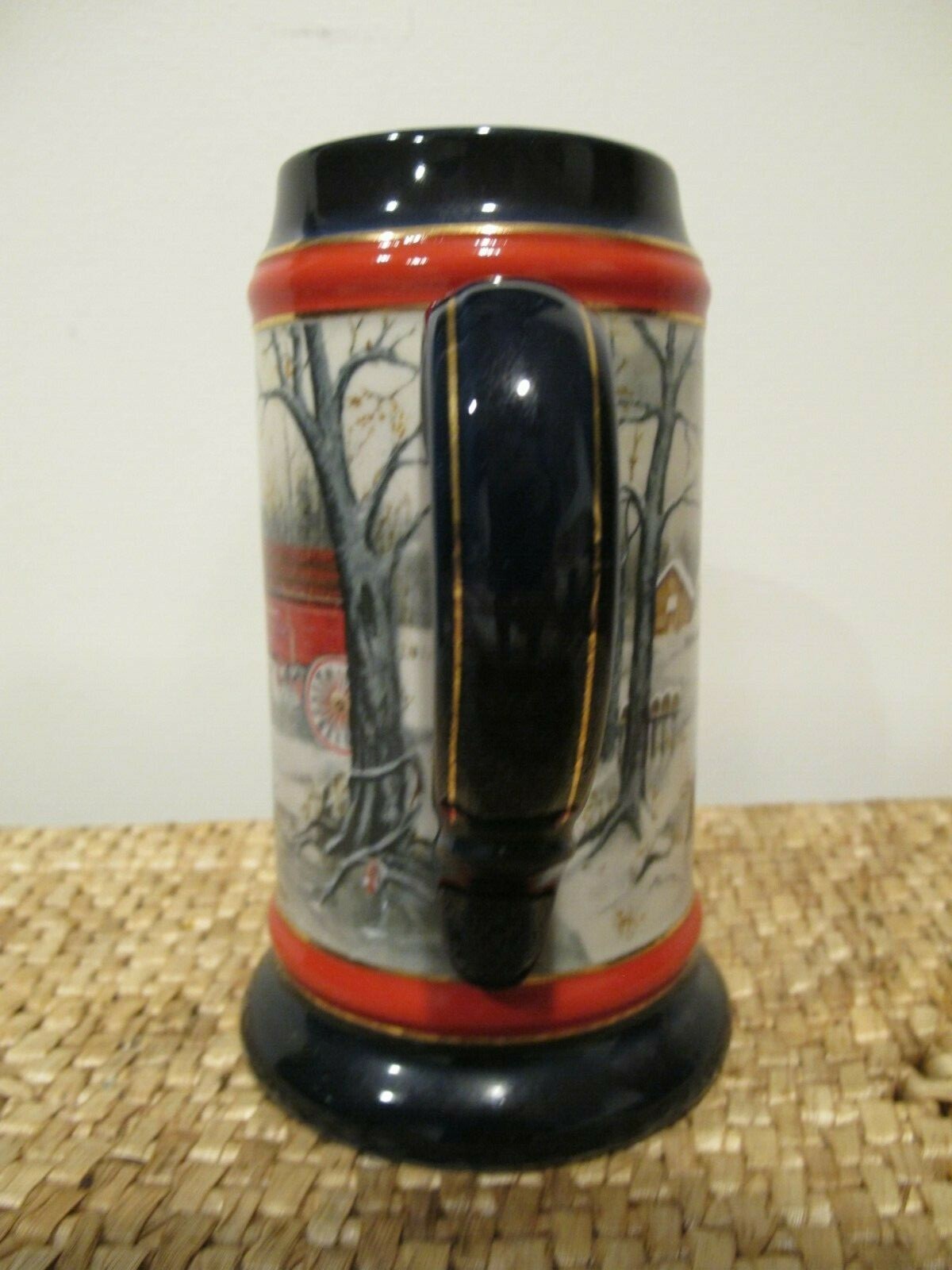 Collectable Ceramic Budweiser Mug 1990 Handcrafted Expressly Anheuser-Busch  