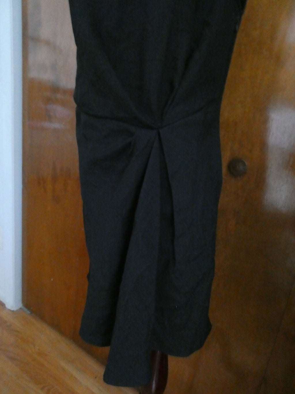 Rachel Roy womens stylish black mesh crafted  dress Large NWT