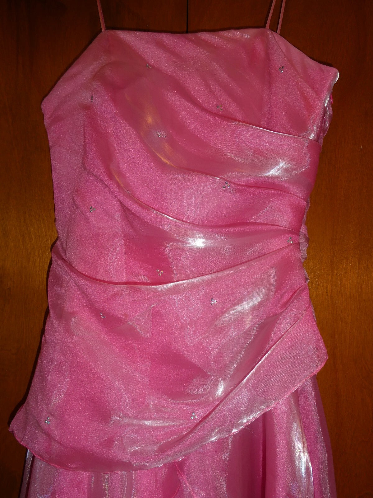LET'S Fashion women's pink evening prom graduation dress XSmall