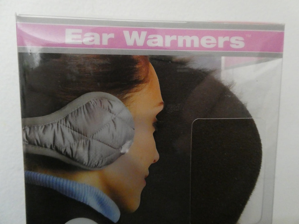180s Winterlude women cozy fleece ear behind the head brown adjustable one size