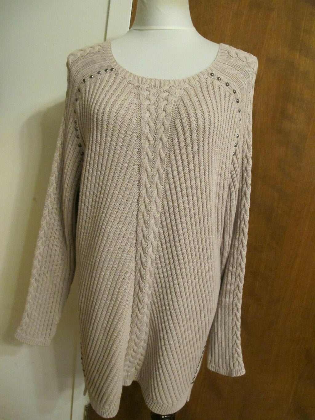 Philosophy Women’s Beige Long Pullover Sweater size 2X