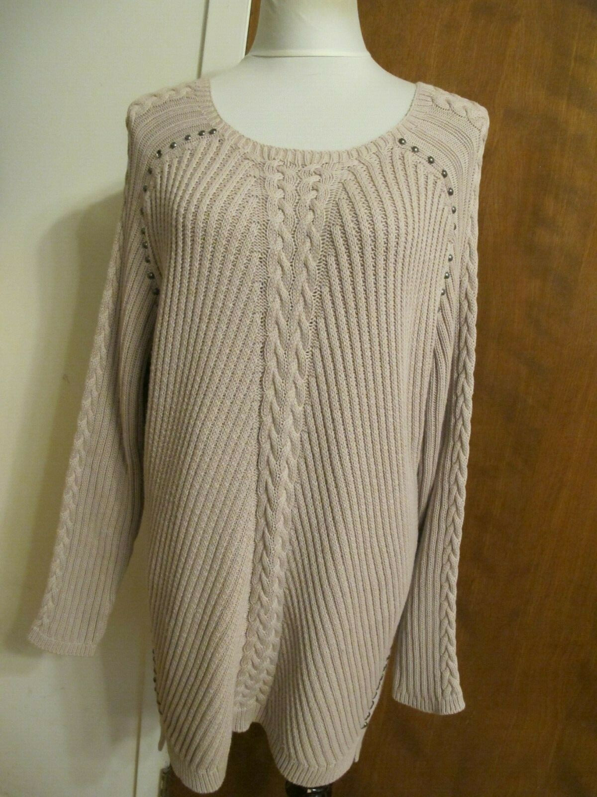 Philosophy Women’s Beige Long Pullover Sweater size 2X