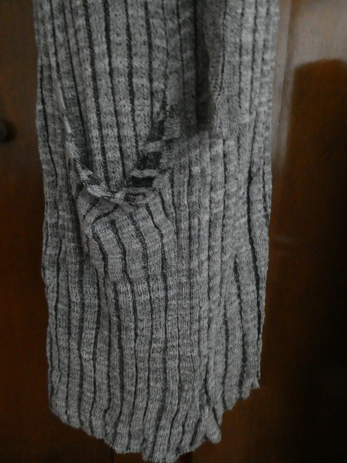 Free People Women's Gray Comb Long Cardigan Size Xsmall