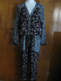 Free People Women's Rayon Summer Floral Print Jumpsuits New