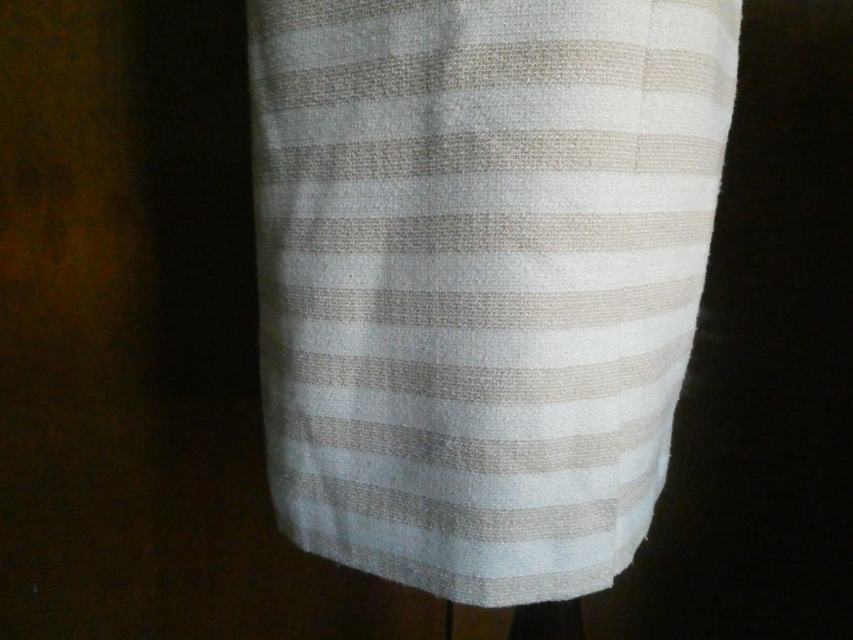 Kay Unger beige women's stylish lined skirt size 14