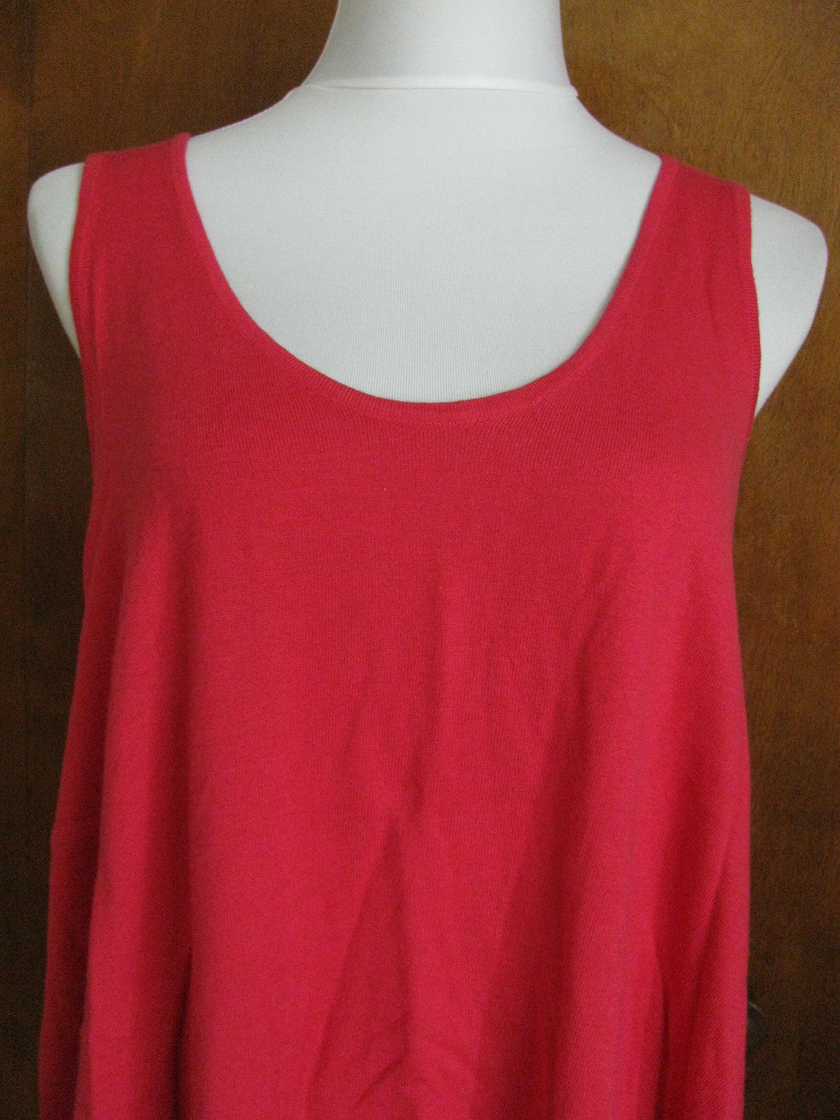Gap women's red  sleeveless tunick top Large 