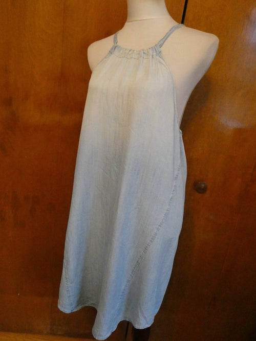 Anthropologie Cloth & Stone Women’s Blue Denim Dress Size Large