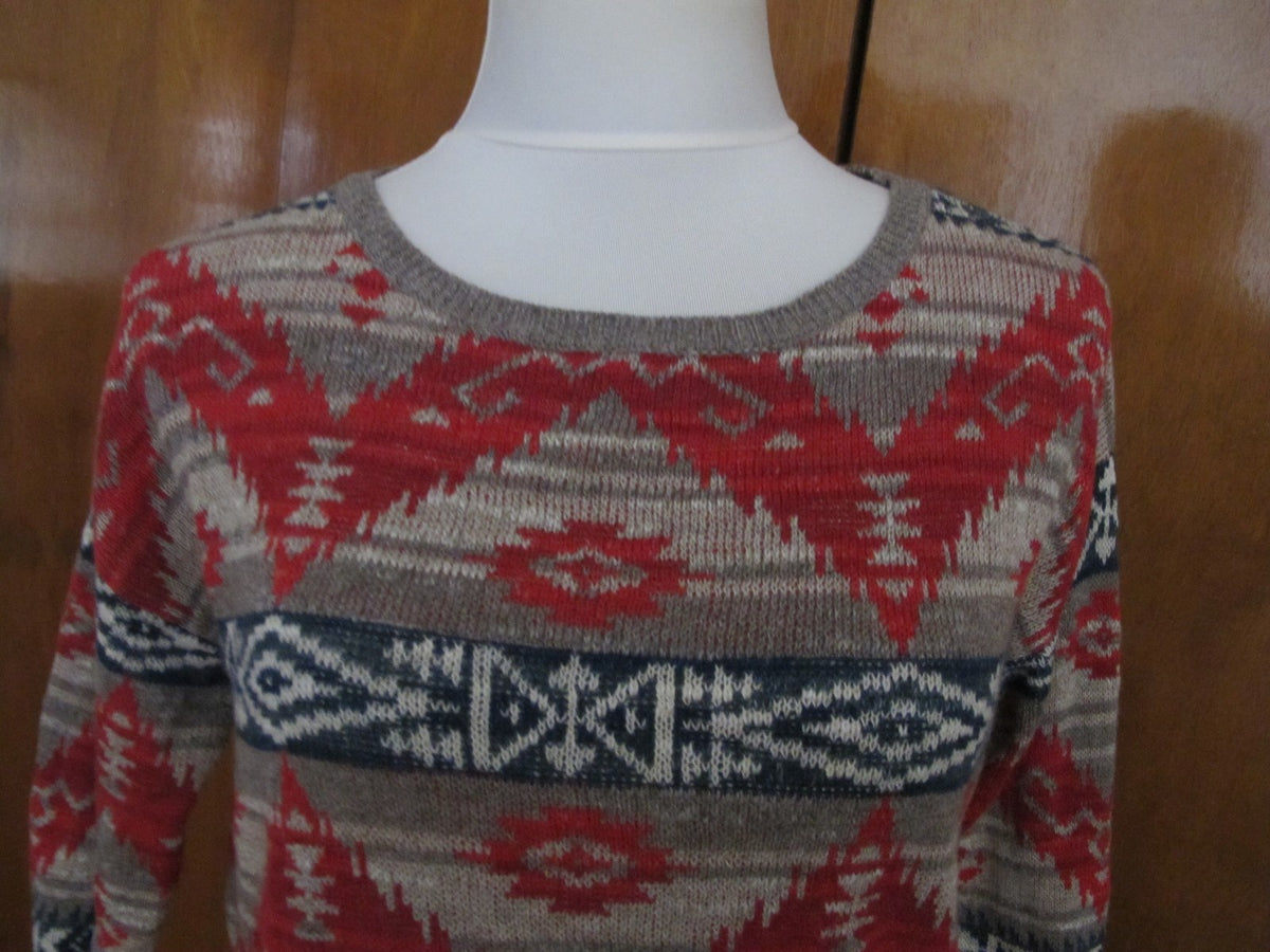 Denim & Supply Ralph Lauren women’s multi color cotton sweater small NWT