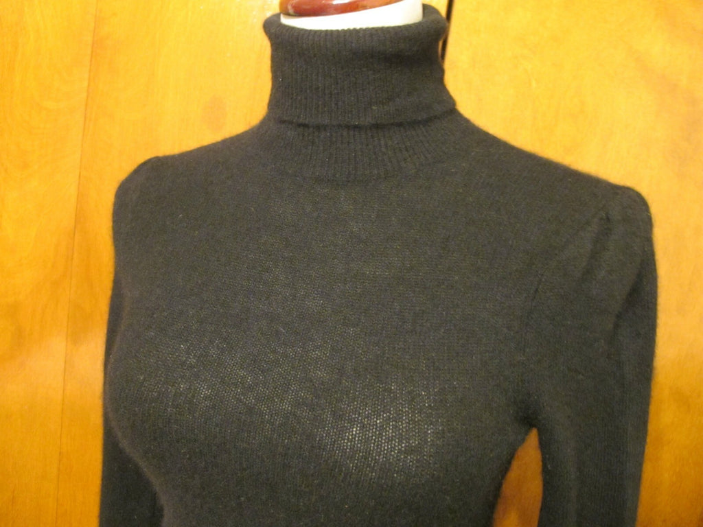 Aqua Women's Black Turtleneck Dress Size XSmall 