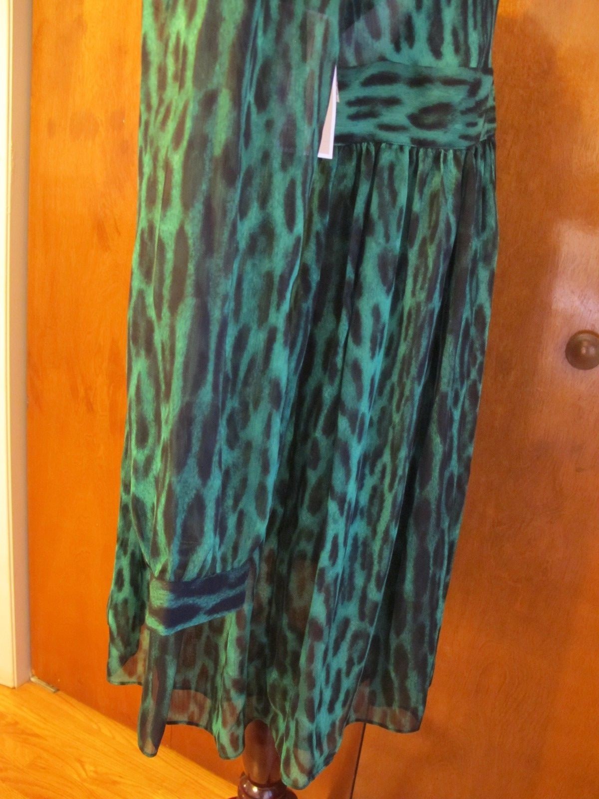 Michael Kors women’s palmetto green evening detailed lined dress 6 