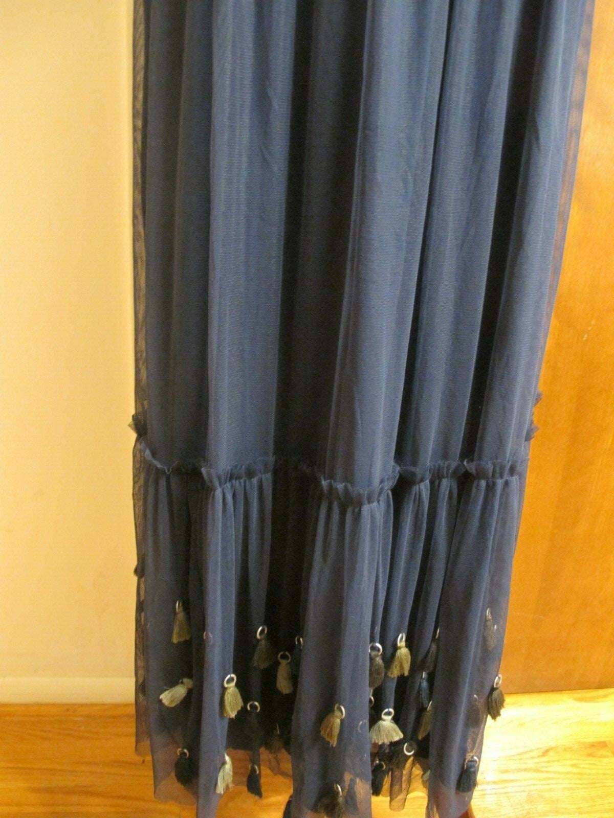 Anthropologie Maeve Women's Dark Turquoise Tulle Evening Skirt  