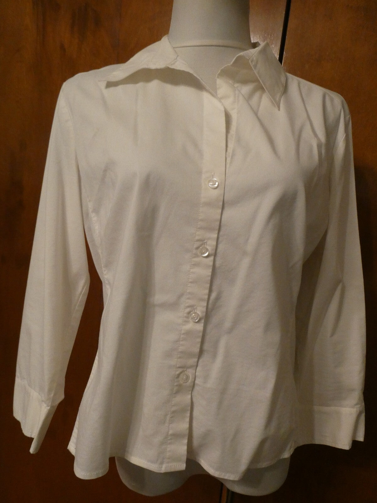 New York &Company women's white top size large