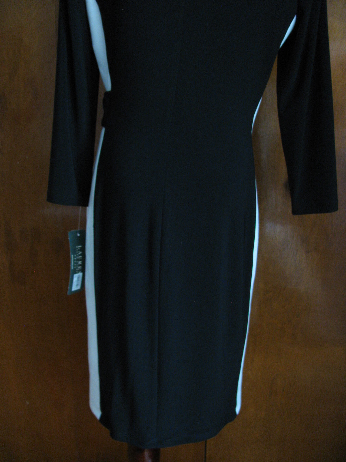 Lauren Ralph Lauren women’s black, white long sleeves dress 10