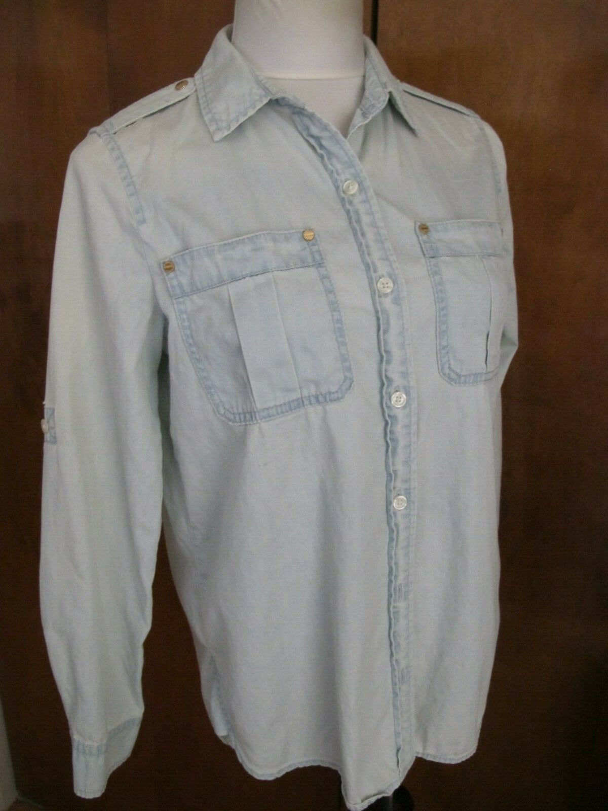 Michael Kors women’s jeans shirt size small faded