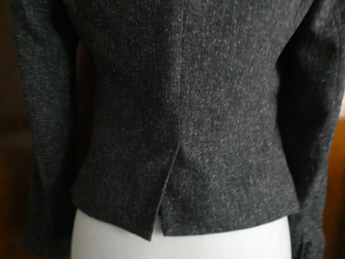 French Connection Women's Gray One Button Blazer Jacket Lined Size 4 Career