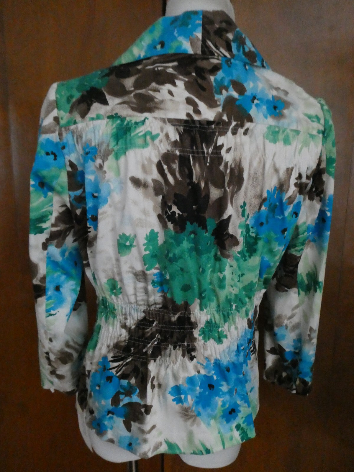 Allison Taylor women’s multicolor 3 buttons detailed blazer jacket size Large