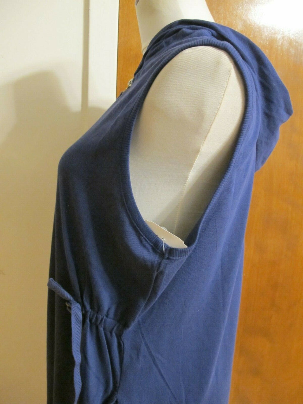 Stan Herman women's navy cotton dress Large