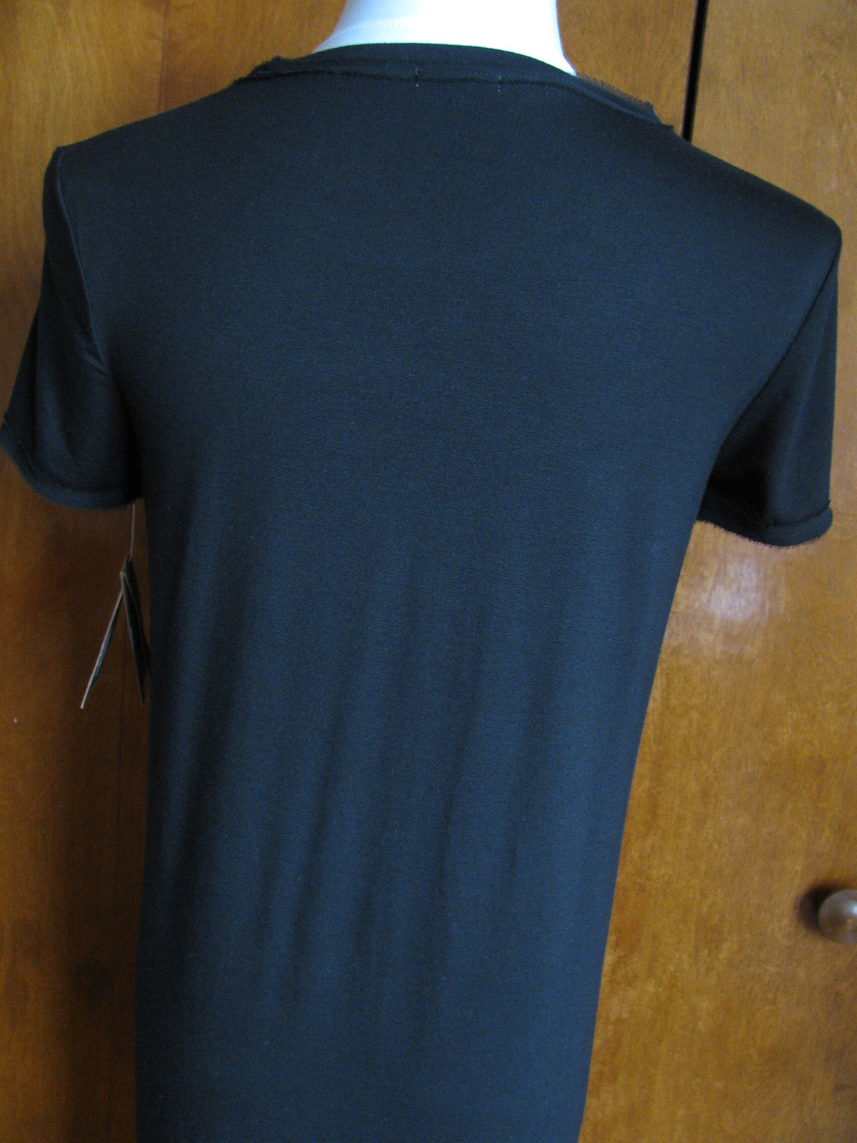 Rachel Roy women's black maxi stylish evening mesh dress size medium 