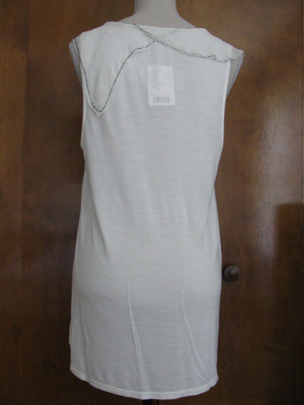 Anthropologie Deletta ivory women's blouse top 