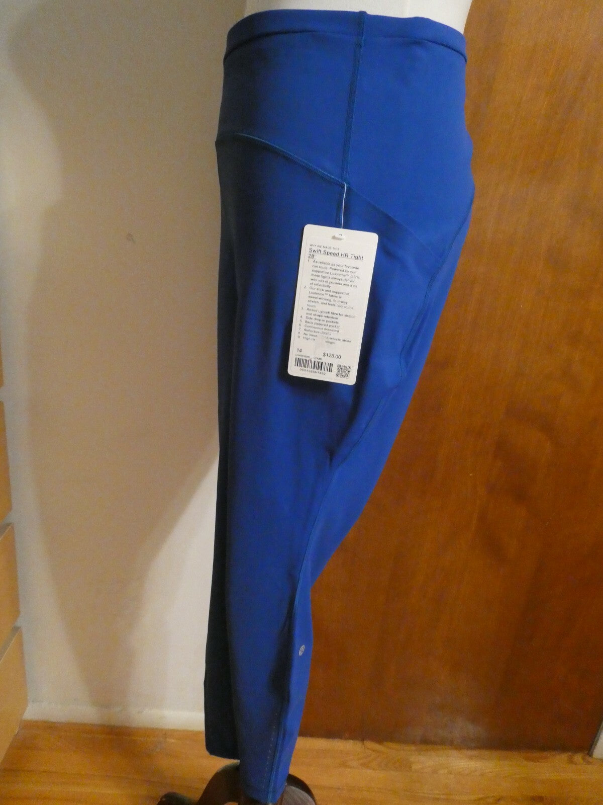 Lululemon Women Swift Speed High-Rise Tight 28" Blue Legging US Sz 14 RN 106259