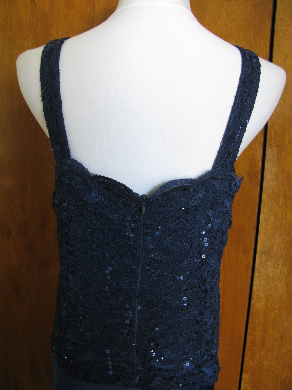 Alex evenings women’s navy maxi dress size 14