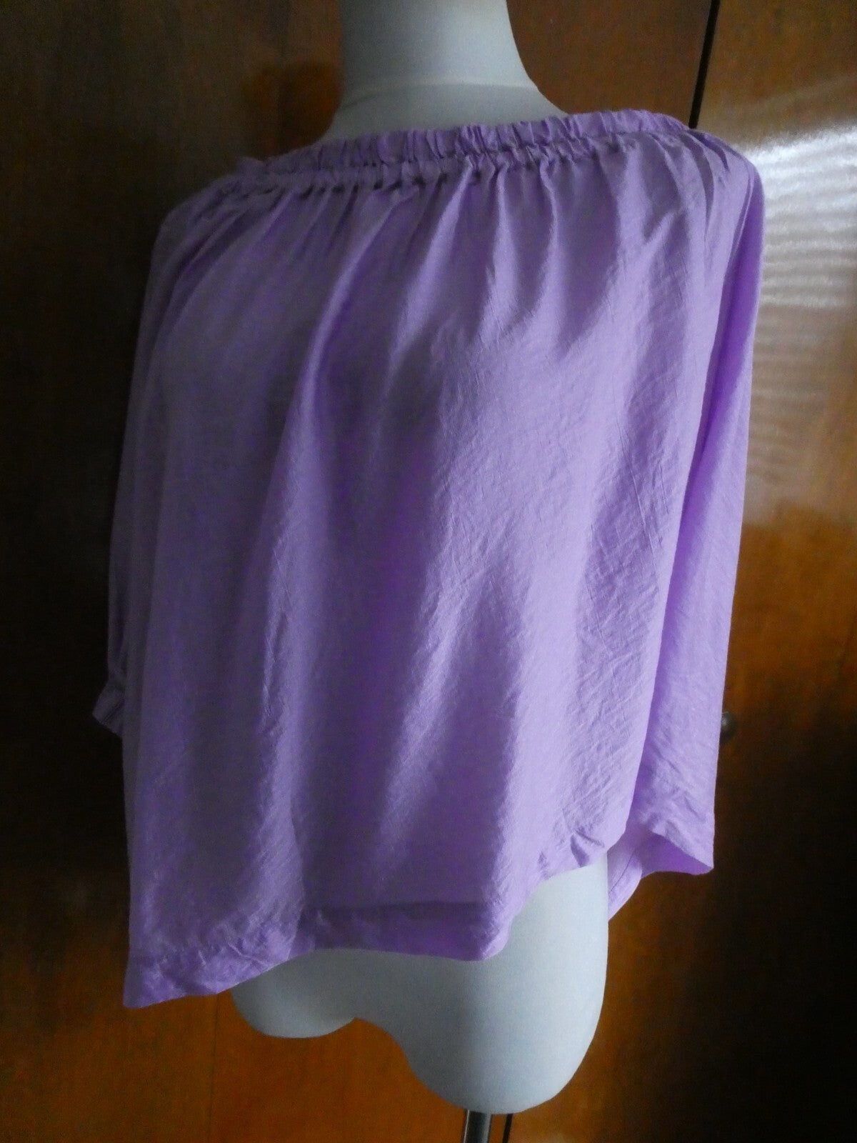 Anthropologie Maeve Women’s Lilac/Lila Shoulder Top Blouse Size Large