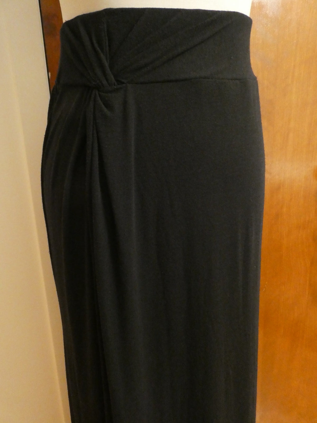 Sonoma Women Black Detailed Maxi Long Soft Skirt Size XSmall New w/Tag