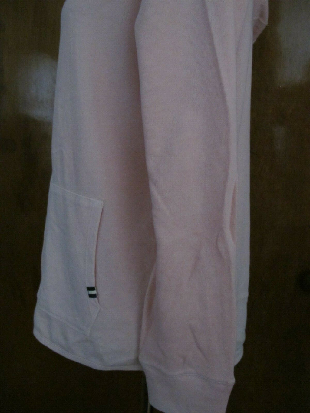 Gap Women's Light Pink Cotton Blend Hooded Pullover Sweater Large