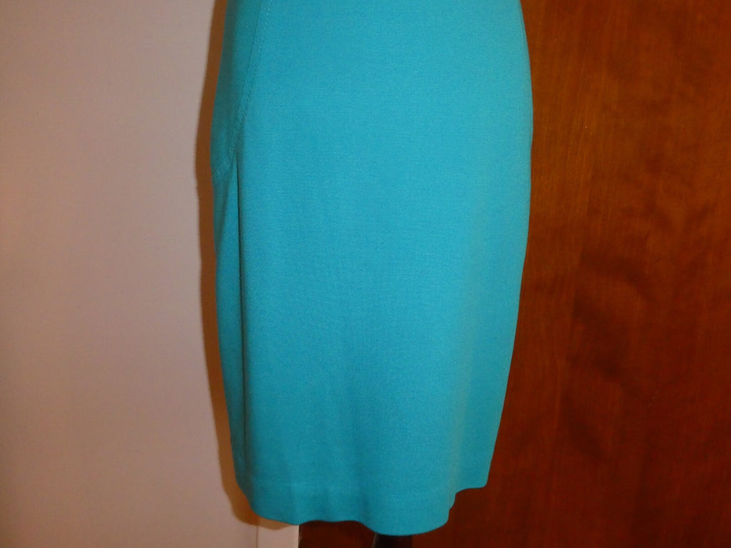 Trina Turk Women Lined Turquoise Teal Gorgeous Dress Size 2