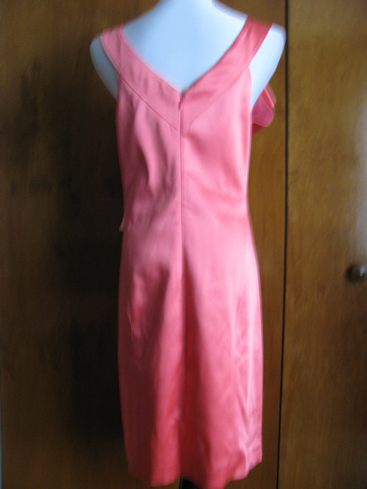 Taylor Women's Pink Satin Lined Dress 14 Fits 12