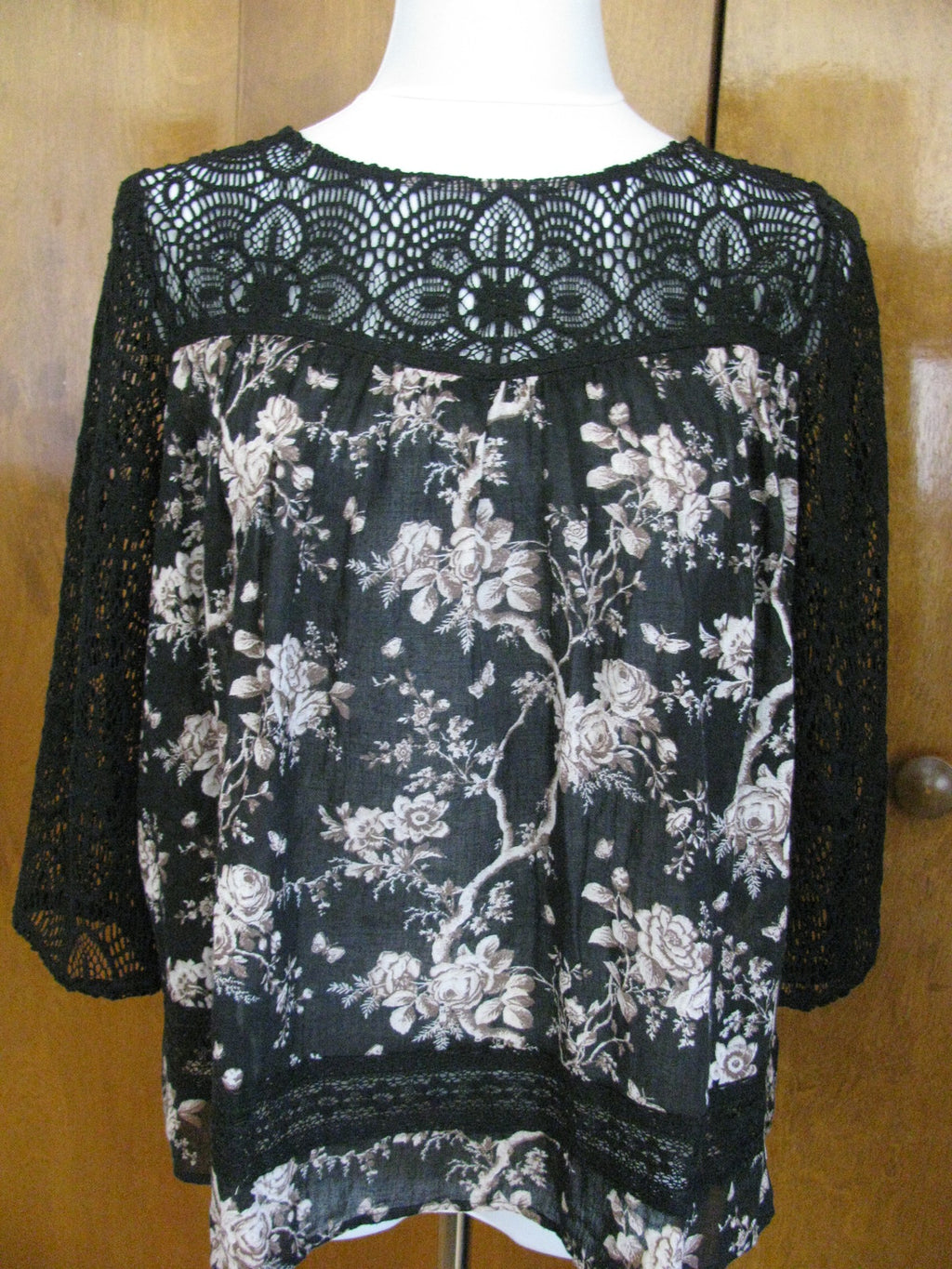 Ralph Lauren Denim & Supply women's multi color cotton crafted top Large New