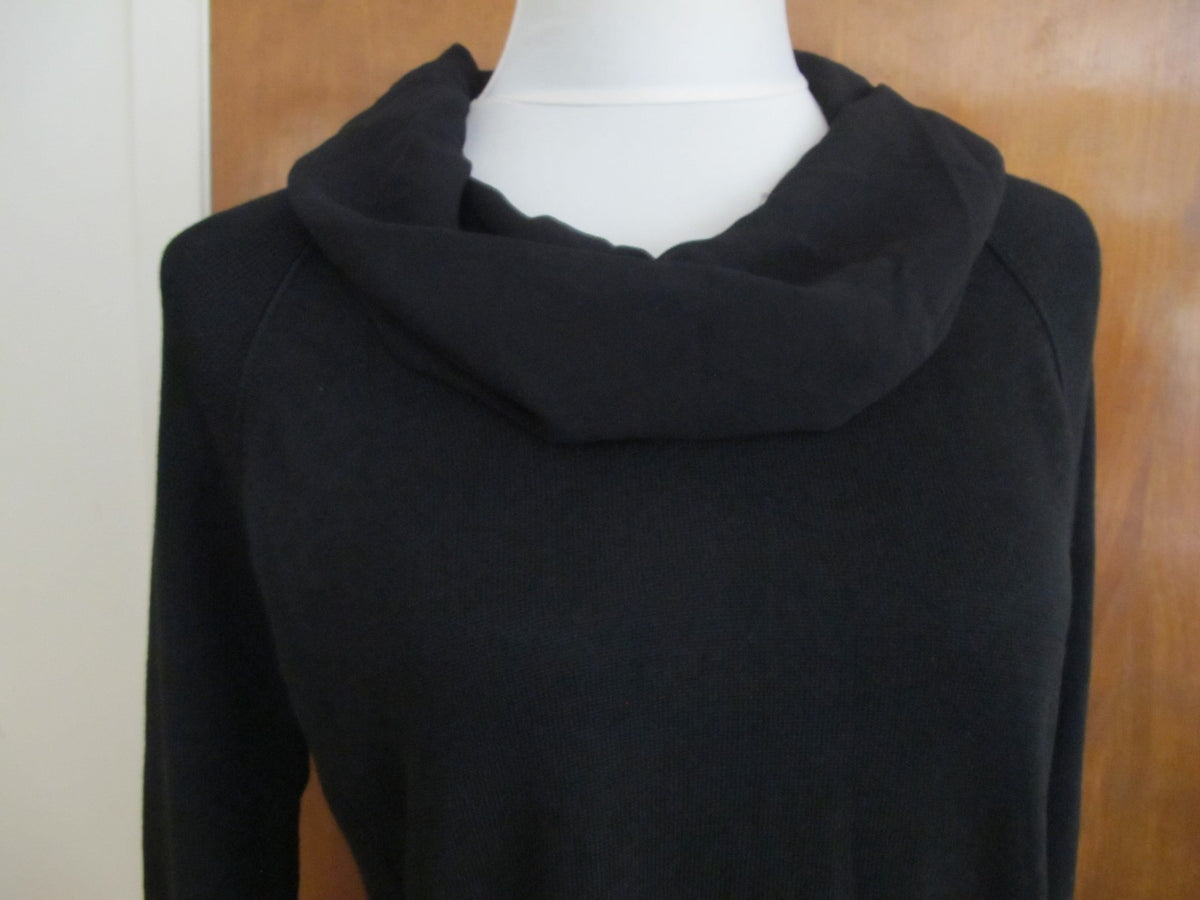 Design History Women's Black Stylish Sweater Dress Size Large NWT