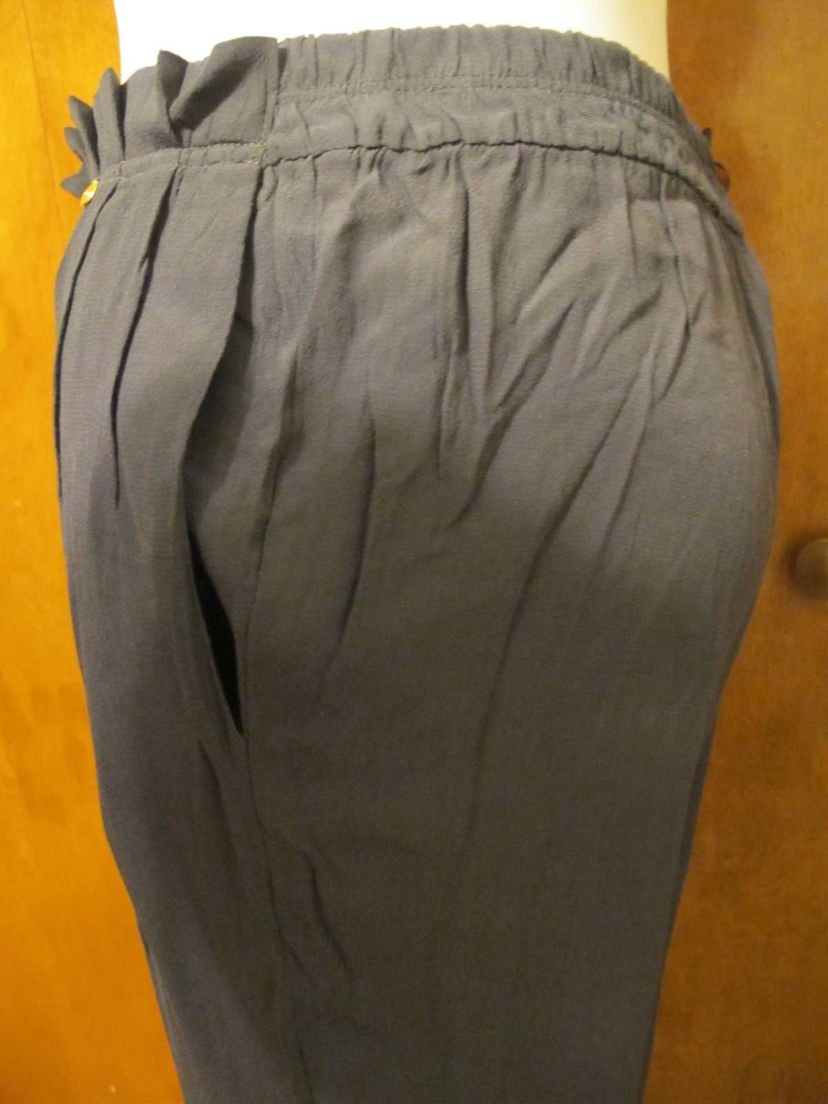 Anthropologie Women’s Gray Wide Leg Evening Pants New