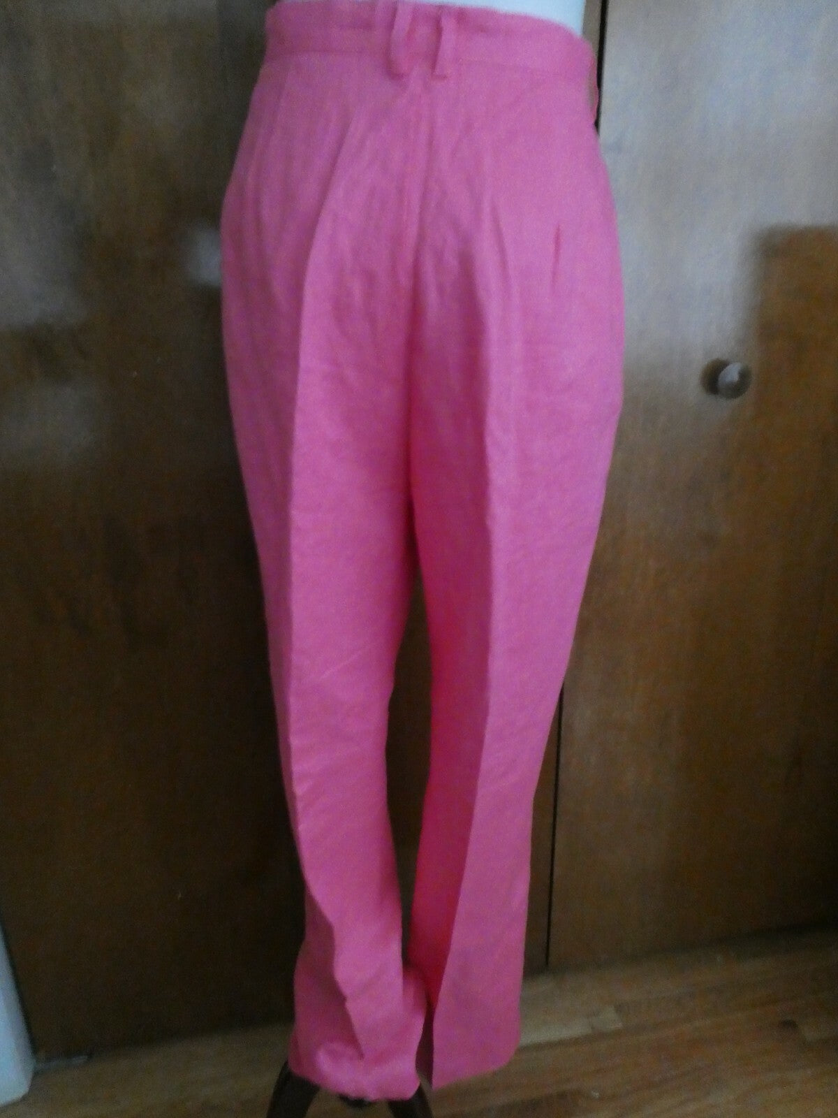 J Song Collection women's pink 100% linen full lined pants size 12 New