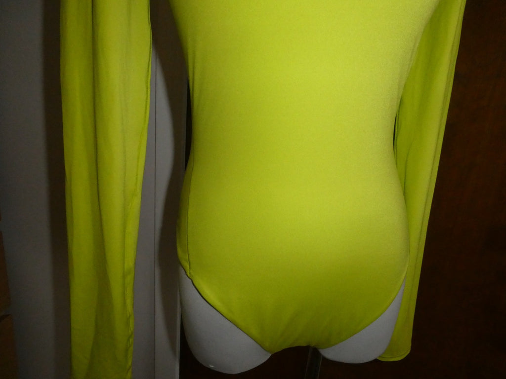 Lululemon Bodysuit Wundermost Nulu Long Sleeve Thong Lime XS, M, L, XL
