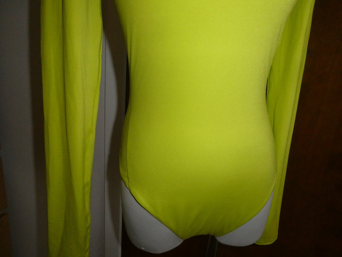 Lululemon Bodysuit Wundermost Nulu Long Sleeve Thong Lime XS, M, L, XL