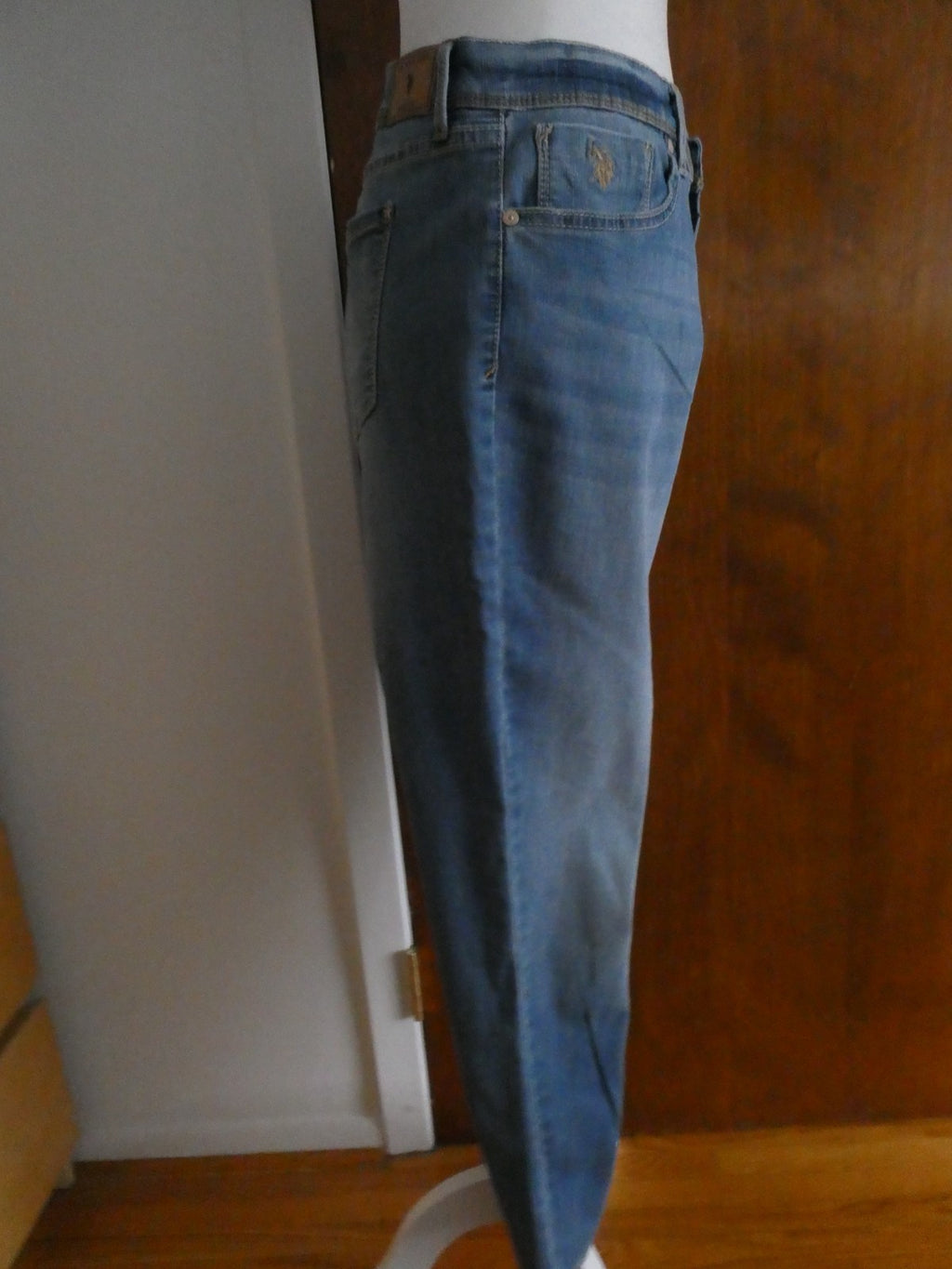 U.S. POLO ASSN. Women Blue Jeans Size 14 Regular (Tagged 16) Skinny Mid Rise NWT