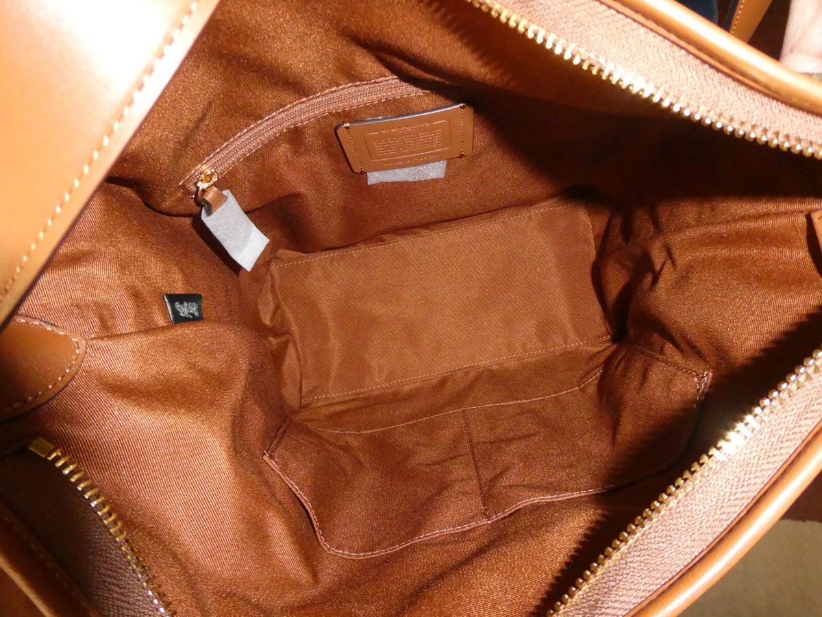 Coach Val Duffle In Signature Canvas With Stripe Handbag Style C5641