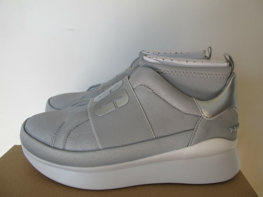 Ugg Australia Women’s NEUTRA Slip On Sneaker Shoes Silver Gray W/1110878