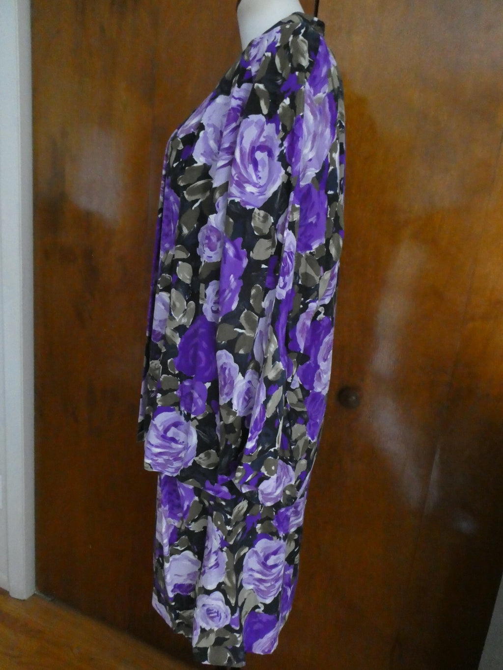 Pura Seta Persona Suits Dress 2 pc Multicolor Dress with Jacket Italy Large USA