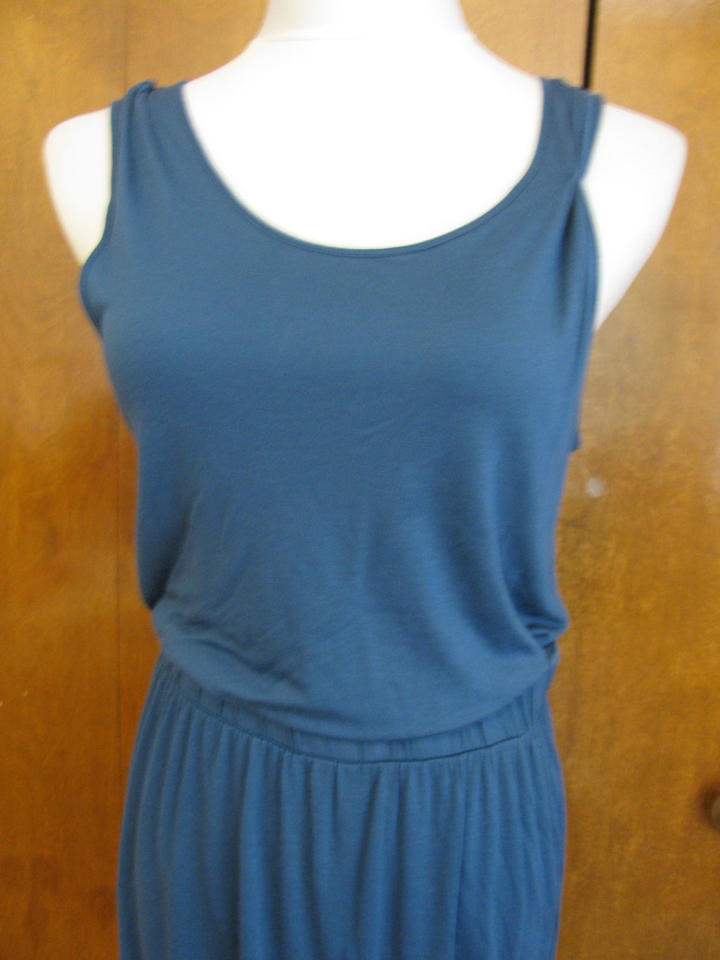 Theory Women's Modal Oil Blue Dress New