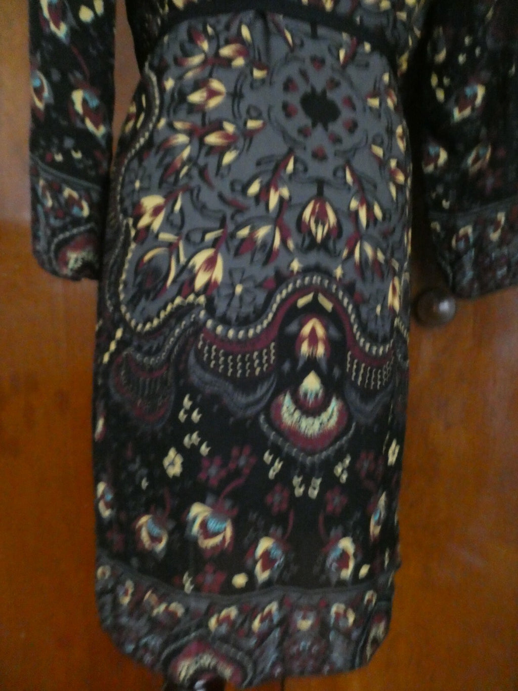 Rachel Roy women’s multicolor material belted scarf dress Size Small