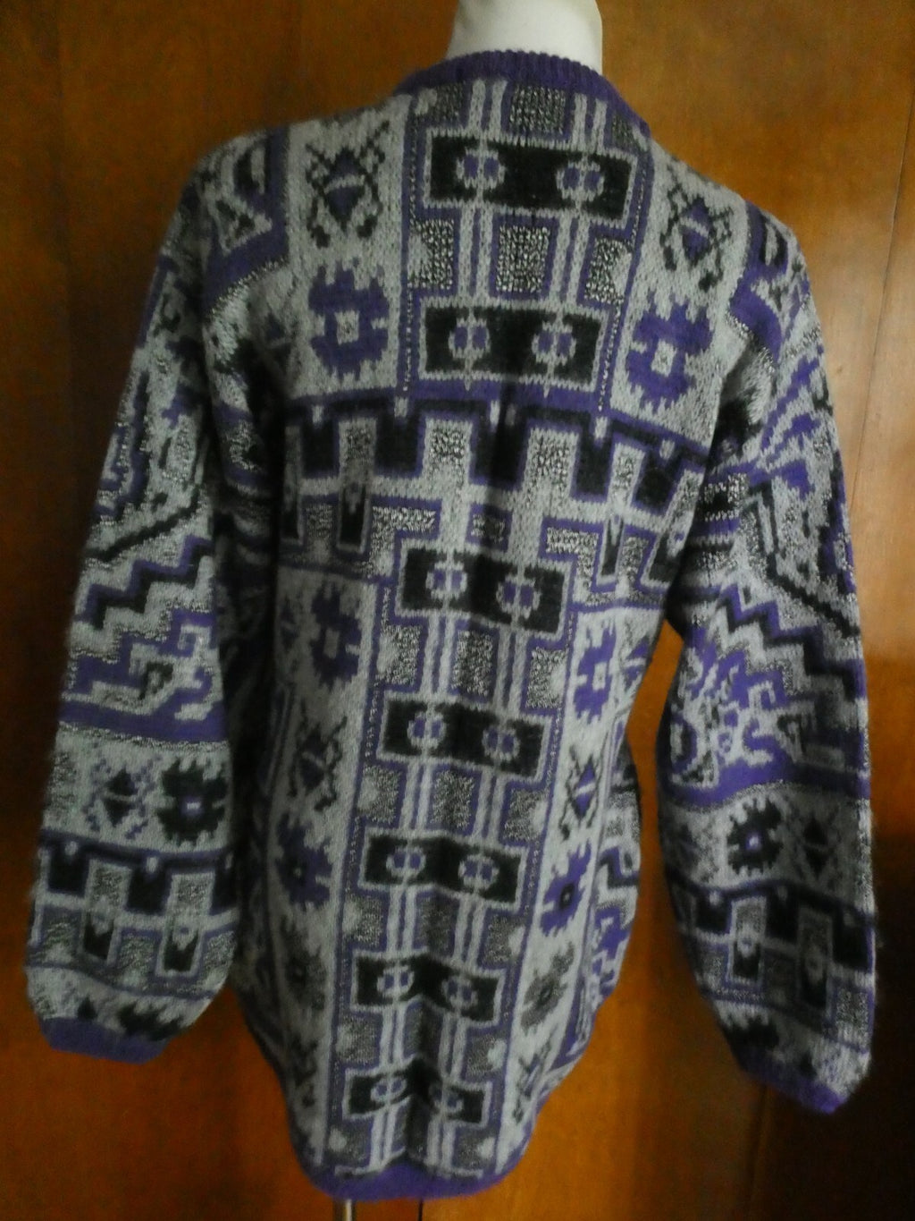 Vintage Wool Blend Sweater/Cardigan Ladies Fashion S.K.V.J. Medium