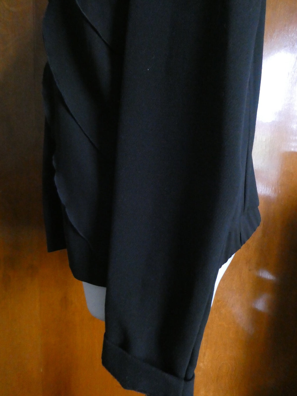 Gap Women's Black Evening Detailed Full Zipper Lined Blazer Size Large