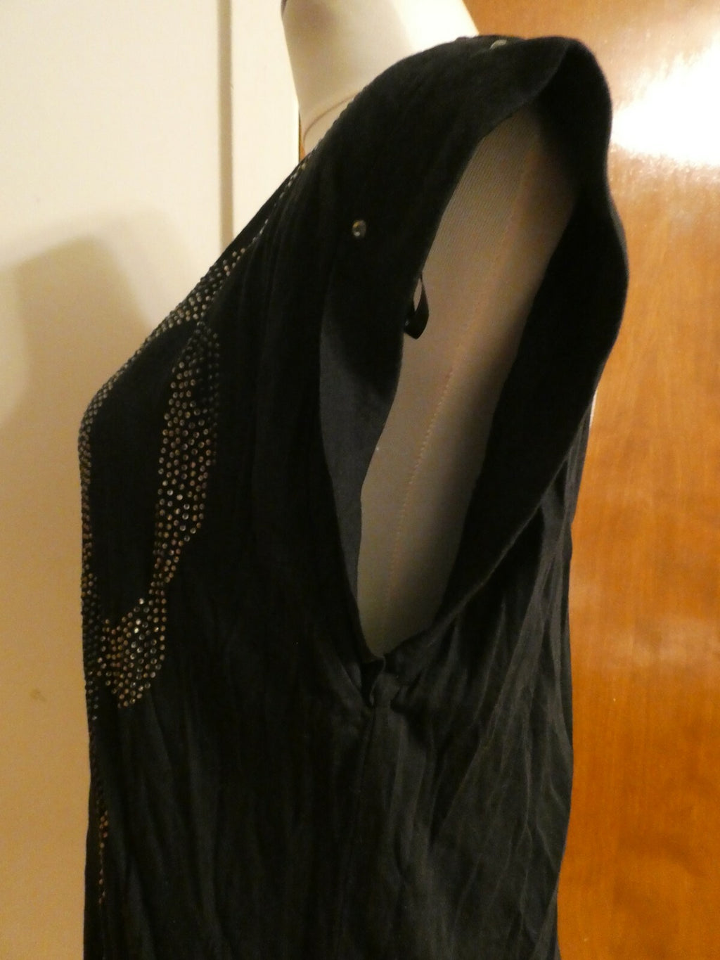 Juicy Couture Women's Black Detailed Top Large 