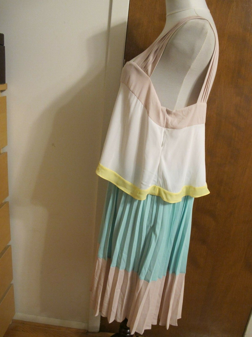  Anthropologie Maeve women’s multi color lined evening dress size 12