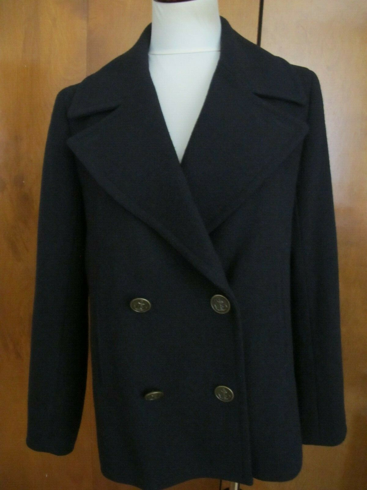 Club Monaco women’s navy 2 button lined detailed blazer jacket Large pre-owned