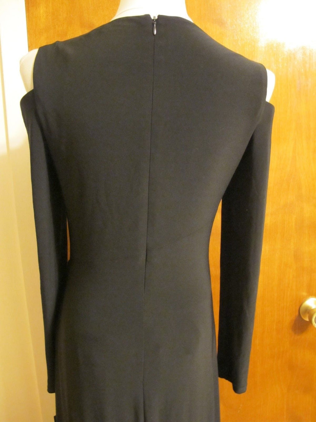 Lauren Ralph Lauren Women’s Black Lined Evening Maxi Cutout A-line Dress New