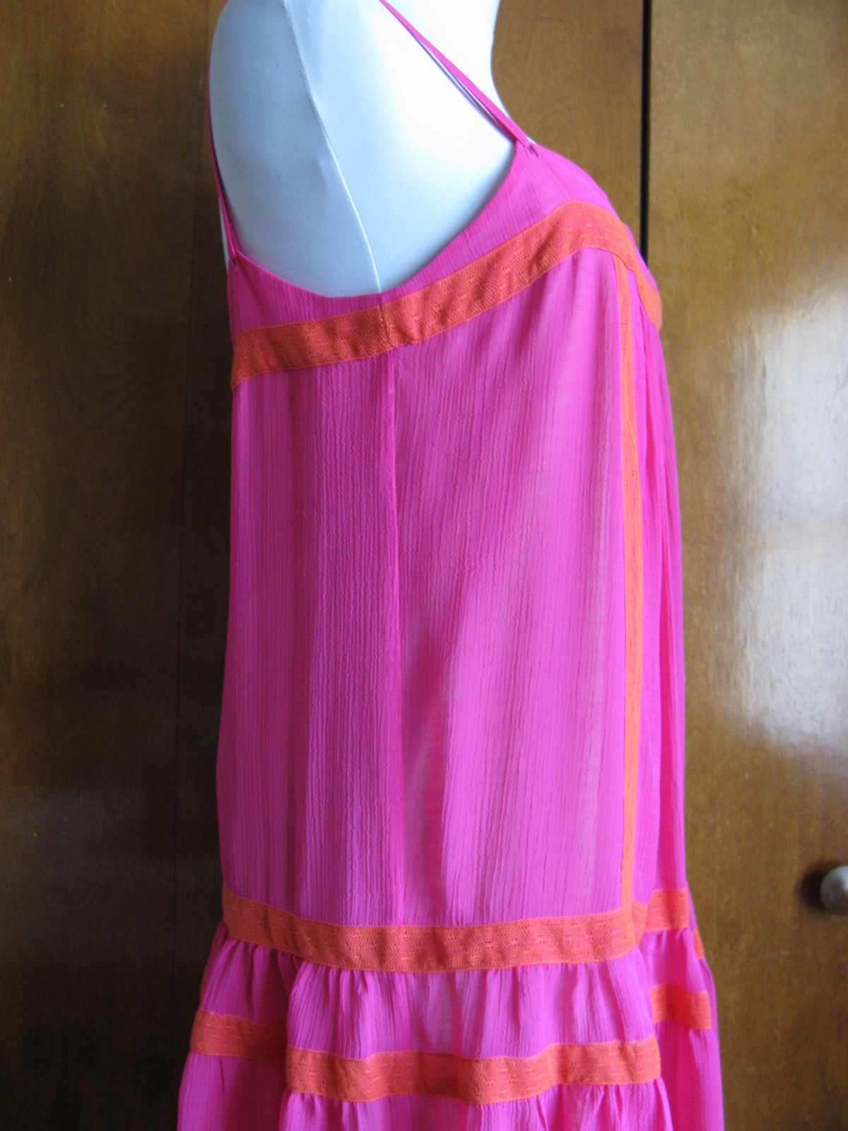 Rachel Roy women's pink detailed lined summer dress Size L, XS, S
